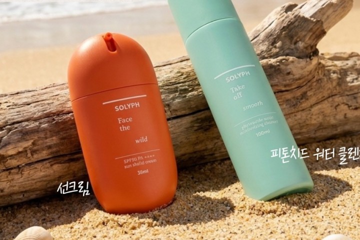 SOLYPH 페이스더와일드 선크림과 테이크오프스무스 클렌저 체험단 모집