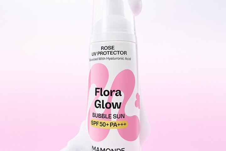 마몽드 플로라 글로우 로즈 유브이 프로텍터 SPF50+/PA+++ 45ml