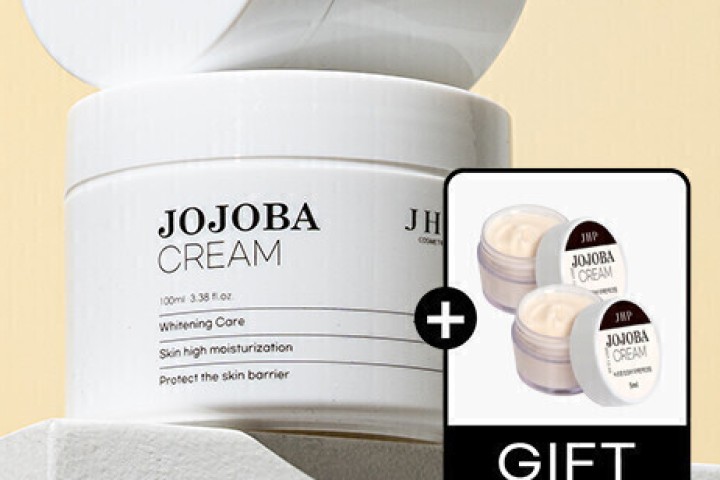 JHP 호호바 기미 미백탄력크림 100ml 2개 + 5ml 2개
