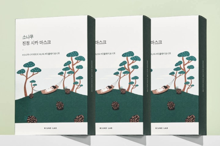 라운드랩 소나무 진정 시카 마스크 30매