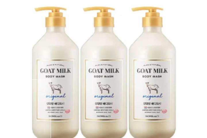 샤워메이트 산양유 오리지널 바디워시 800ml, 3개