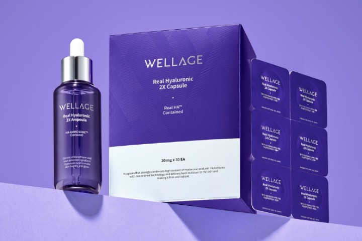 웰라쥬 리얼 히알루로닉 투엑스 캡슐 30개입 2박스 + 투엑스 앰플 70ml 세트 + 체험분 증정