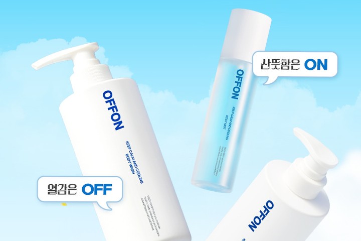 오프온 등드름 쿨링 바디워시/로션/미스트+헤어2종 증정