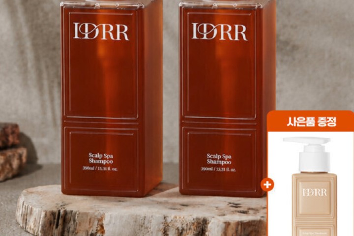 이드르르 스칼프스파 샴푸 390ml 2개 세트 + 120ml 트리트먼트
